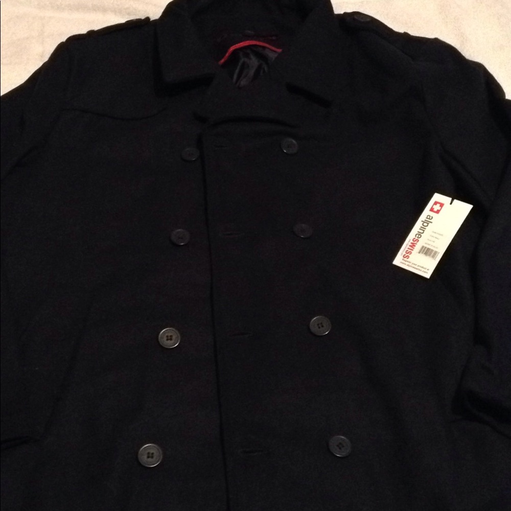Alpine Swiss pea coat